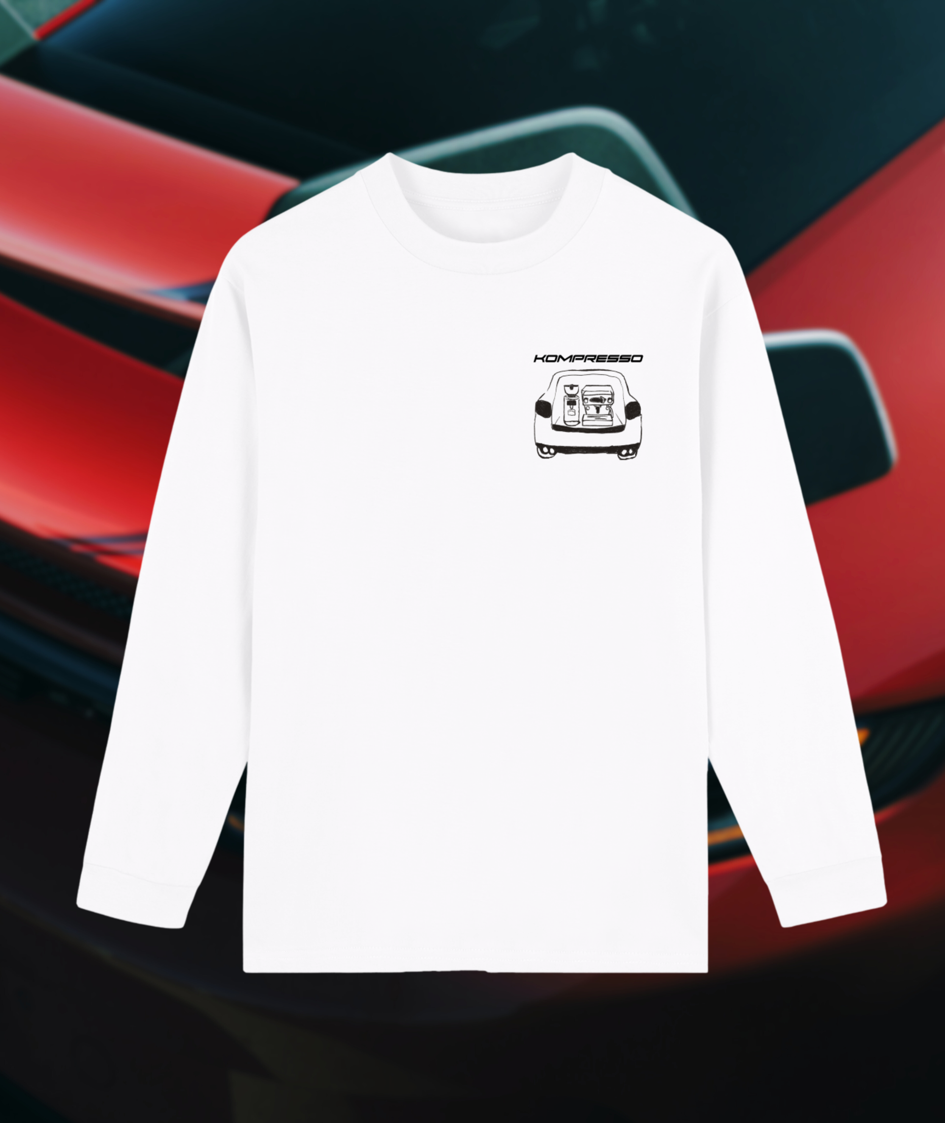 KOMPRESSO Natural White Long Sleeve