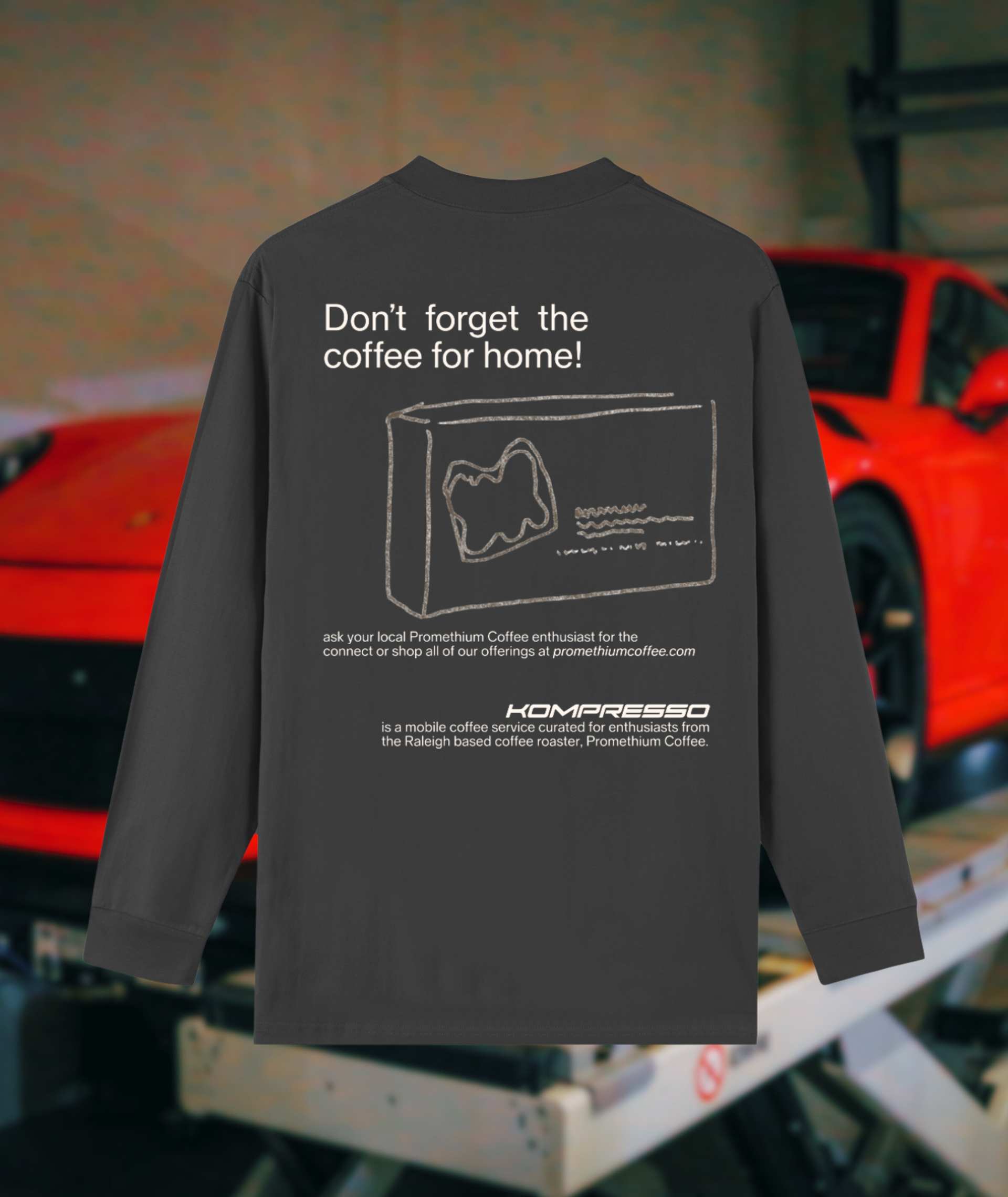 KOMPRESSO Black Ash Long Sleeve